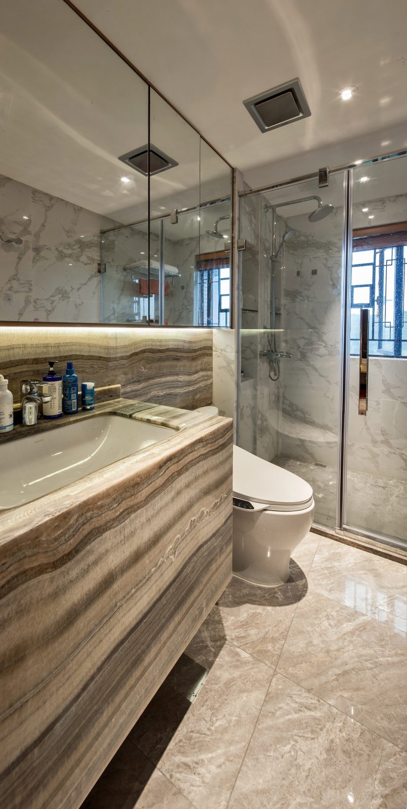 裝修公司新中式風格室內裝修效果圖-衛(wèi)生間 裝修公司新中式風格室內裝修效果圖-衛(wèi)生間