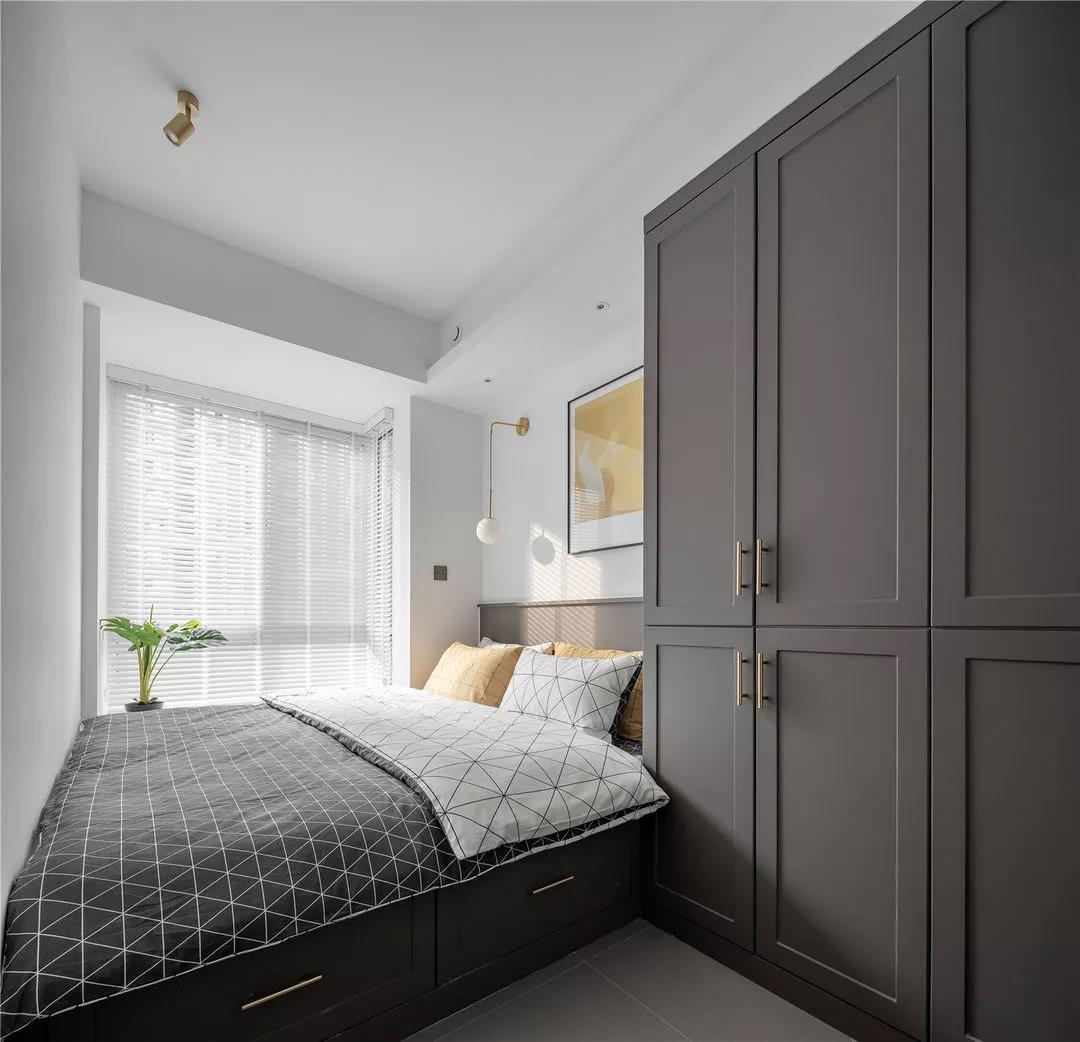 極簡風格家裝設(shè)計室內(nèi)裝修效果圖-臥室