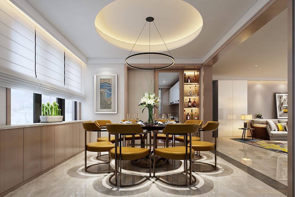 佛山市泰豐千璽灣輕奢風格別墅裝修案例