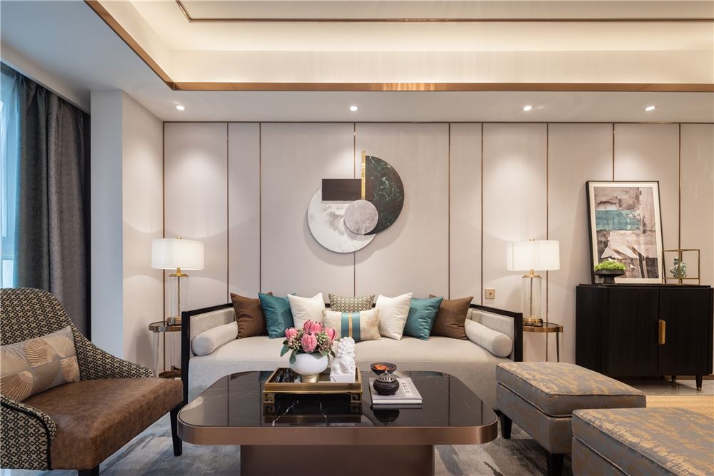 江門市鶴山新華城新中式風(fēng)格別墅裝修案例