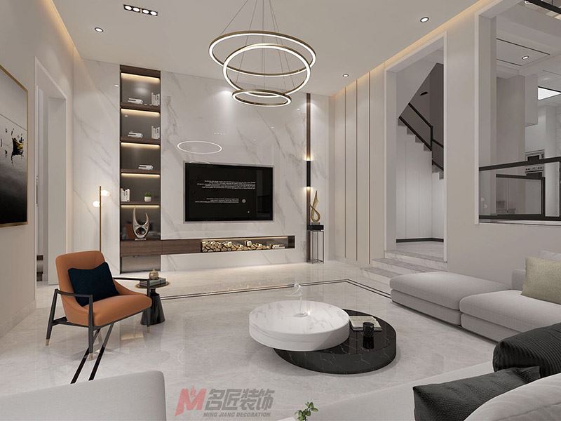 自貢市邦泰熙貢府現(xiàn)代簡約風(fēng)格別墅裝修案例