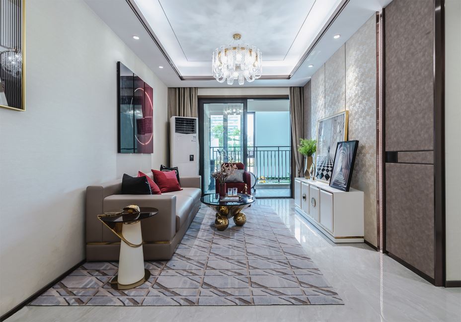 江門市五邑碧桂園輕奢風(fēng)格三居室裝修案例