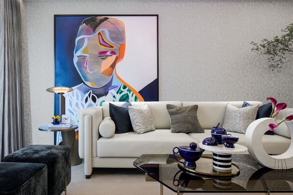 江門市華僑公館新中式風(fēng)格三居室裝修案例