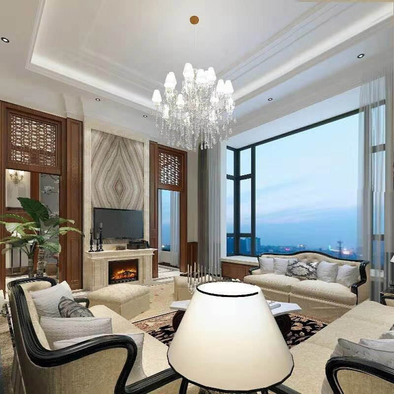 美式鄉(xiāng)村風(fēng)格室內(nèi)裝修效果圖-學(xué)府一號(hào)復(fù)式230平米-客廳 美式鄉(xiāng)村風(fēng)格室內(nèi)裝修效果圖-學(xué)府一號(hào)復(fù)式230平米-客廳