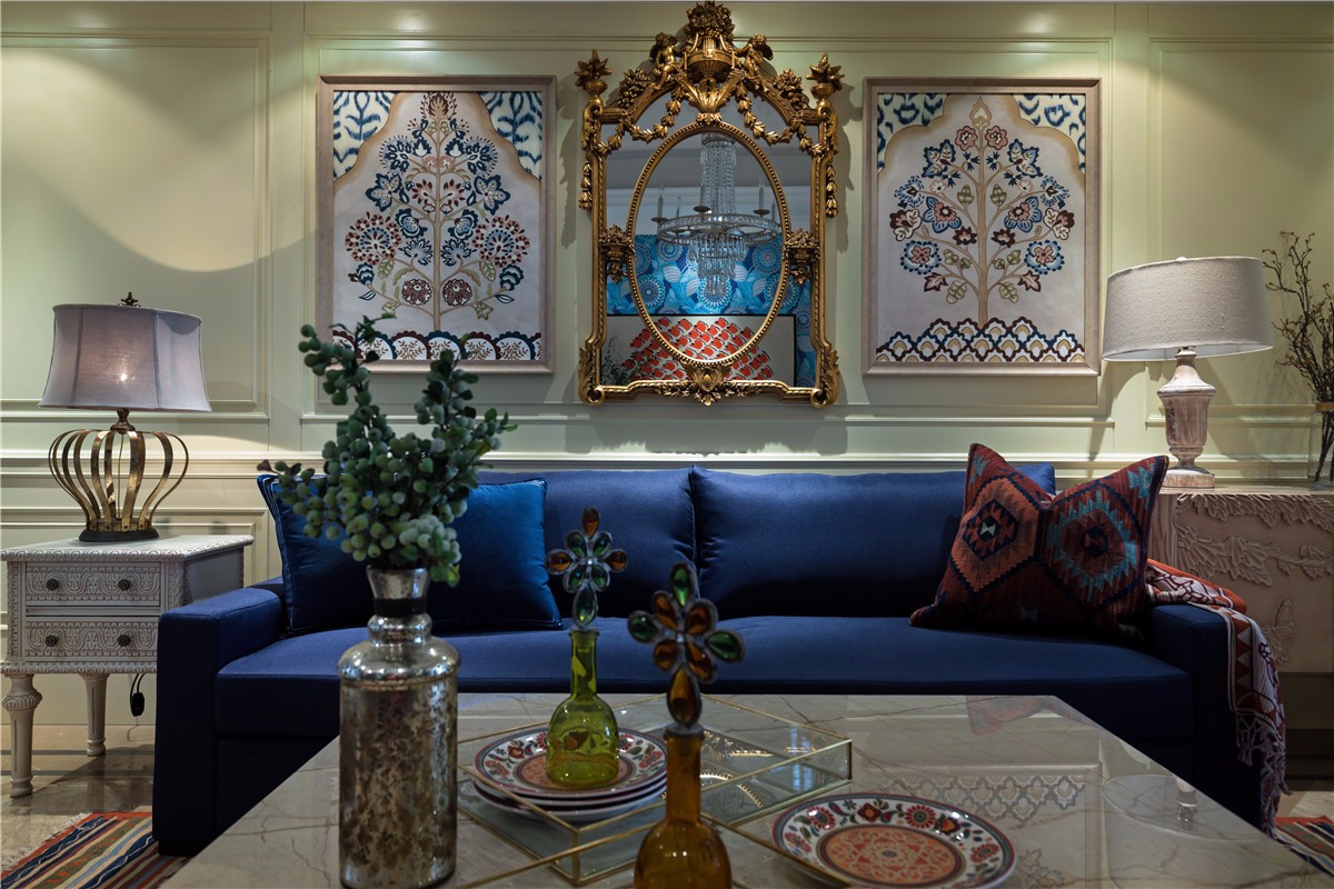 田園混搭風(fēng)格家裝設(shè)計(jì)室內(nèi)裝修效果圖-客廳 田園混搭風(fēng)格家裝設(shè)計(jì)室內(nèi)裝修效果圖-客廳