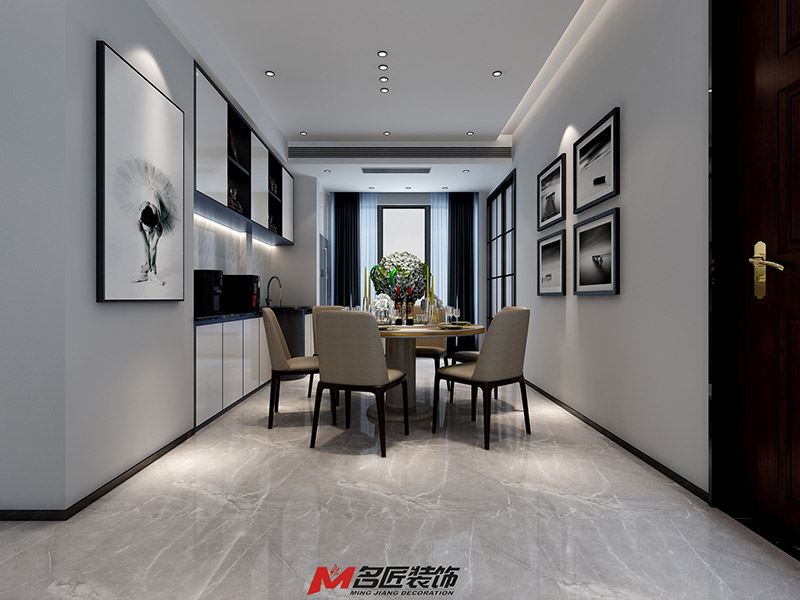 廣州市中山一路小區(qū)歐式風(fēng)格二居室裝修案例