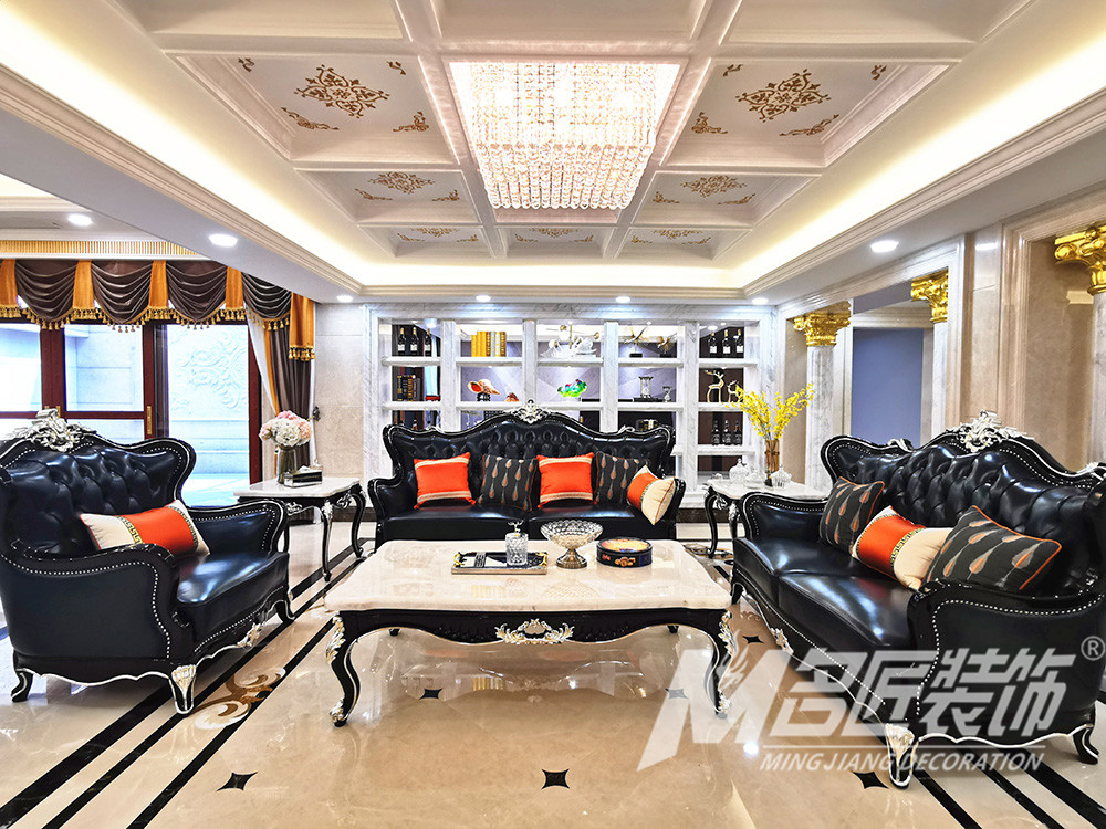 歐式別墅裝修設計-會客廳 歐式別墅裝修設計-會客廳