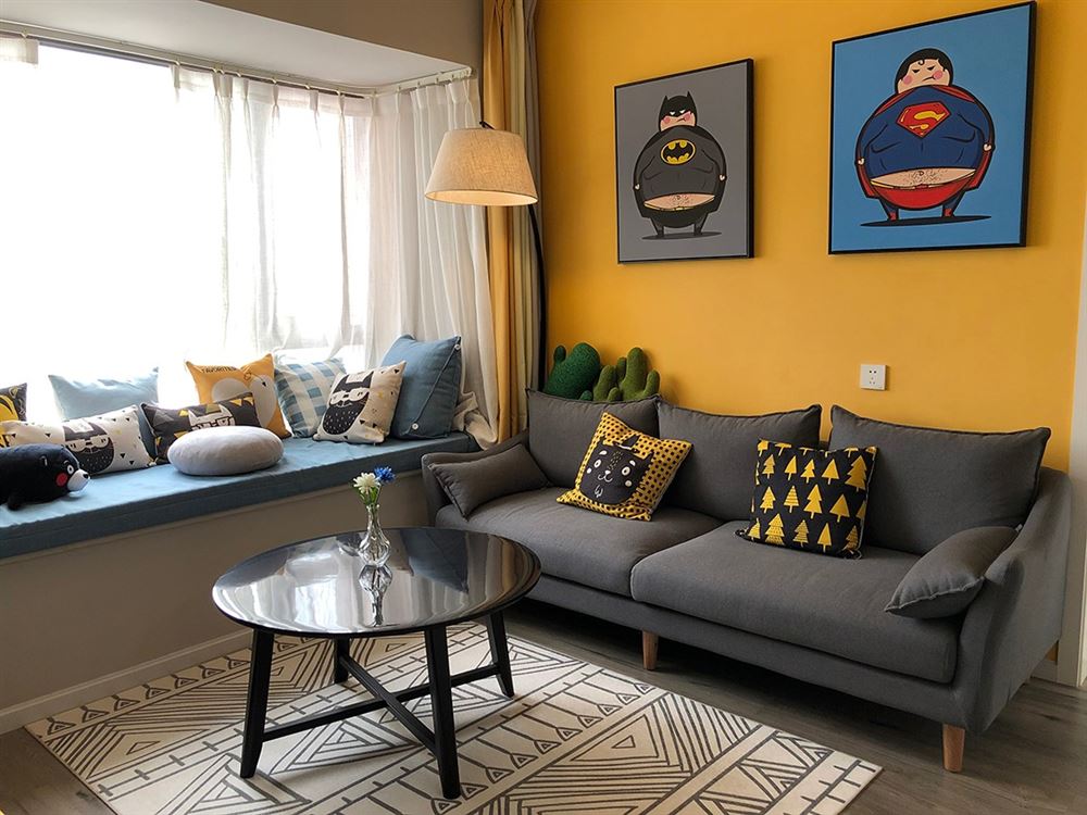 廣州市江山時代北歐風(fēng)格三居室裝修案例