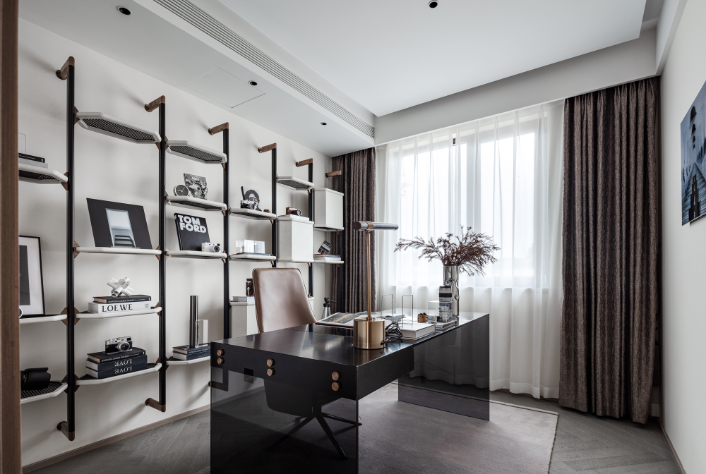 現(xiàn)代簡(jiǎn)約風(fēng)格室內(nèi)設(shè)計(jì)家裝案例-書房 現(xiàn)代簡(jiǎn)約風(fēng)格室內(nèi)設(shè)計(jì)家裝案例-書房