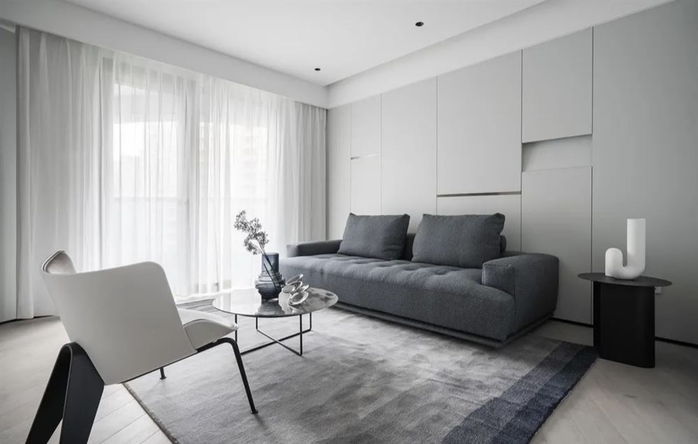 昭通市壹號公館北歐風(fēng)格三居室裝修案例