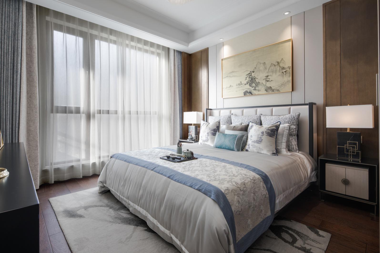 新中式風格室內(nèi)設計家裝案例-臥室 新中式風格室內(nèi)設計家裝案例-臥室