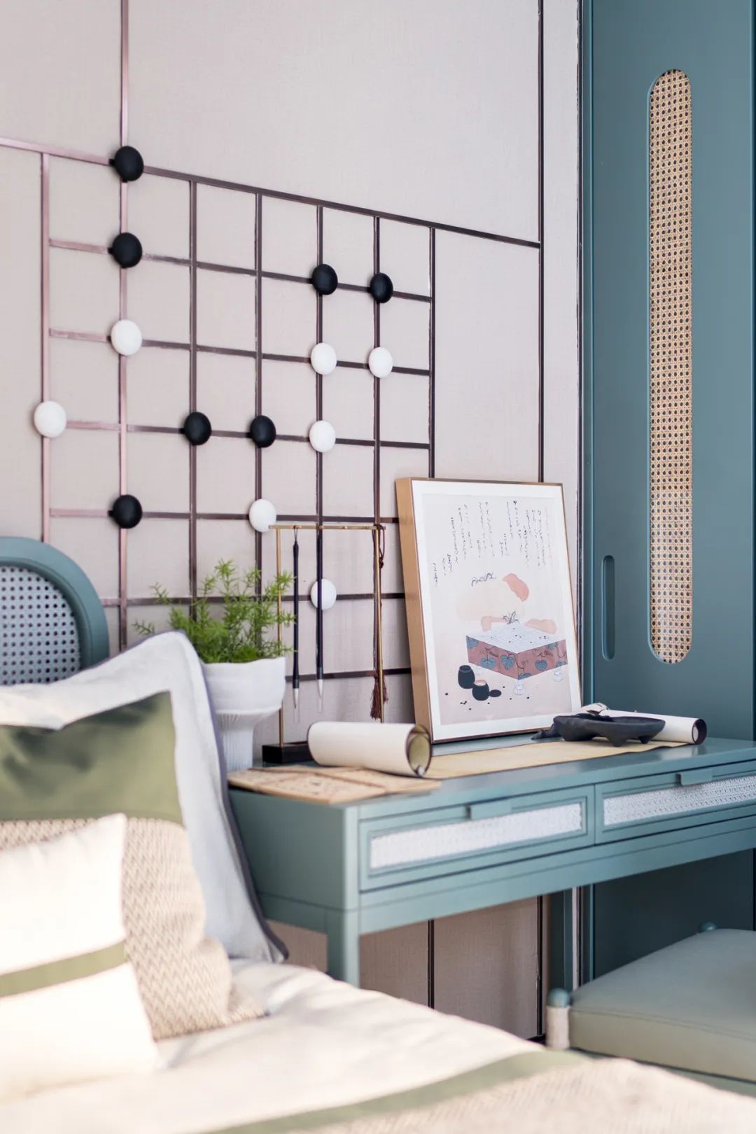 新中式風(fēng)格室內(nèi)設(shè)計(jì)家裝案例-次臥書桌 新中式風(fēng)格室內(nèi)設(shè)計(jì)家裝案例-次臥書桌