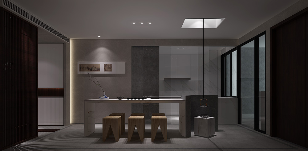 新中式風(fēng)格室內(nèi)裝修設(shè)計(jì)效果圖-雅頌流花君庭平層-室內(nèi)休閑餐廳裝修設(shè)計(jì) 新中式風(fēng)格室內(nèi)裝修設(shè)計(jì)效果圖-雅頌流花君庭平層-室內(nèi)休閑餐廳裝修設(shè)計(jì)