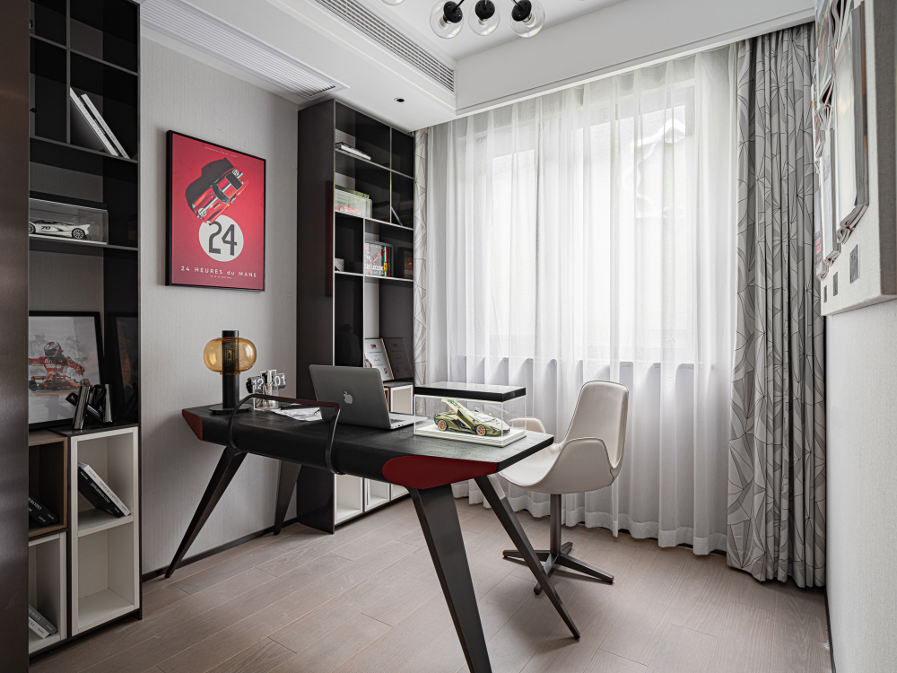 現(xiàn)代前衛(wèi)風(fēng)格室內(nèi)設(shè)計(jì)家裝案例-書(shū)房 現(xiàn)代前衛(wèi)風(fēng)格室內(nèi)設(shè)計(jì)家裝案例-書(shū)房