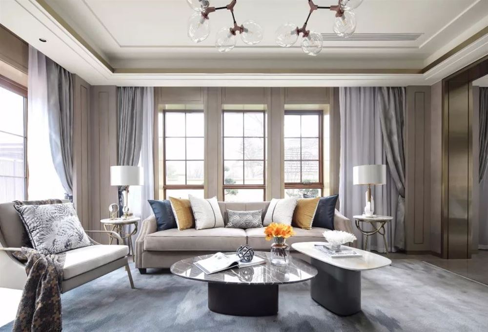 廣州市時(shí)代玫瑰園輕奢風(fēng)格三居室裝修案例