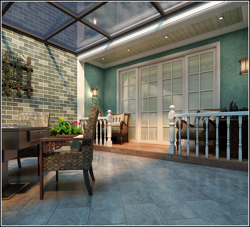 大同鉑藍(lán)郡別墅410平米地中海風(fēng)格裝修案例-陽(yáng)光房 大同鉑藍(lán)郡別墅410平米地中海風(fēng)格裝修案例-陽(yáng)光房