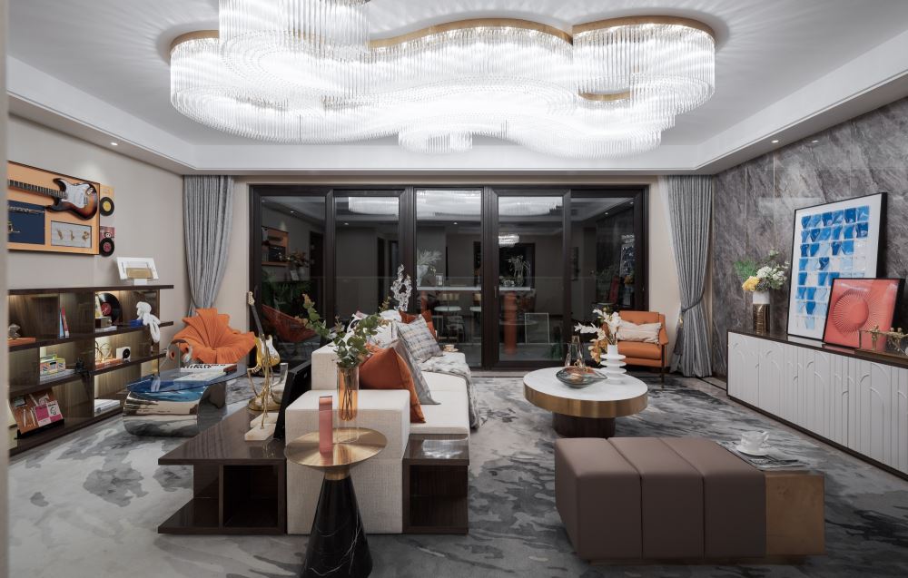 佛山市招商依云國(guó)際北歐風(fēng)格三居室裝修案例