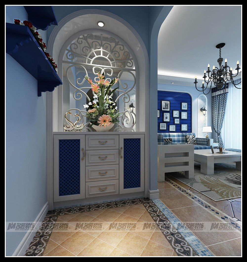 龍宸梧桐郡三居155平米北歐風(fēng)格裝修案例-玄關(guān) 龍宸梧桐郡三居155平米北歐風(fēng)格裝修案例-玄關(guān)