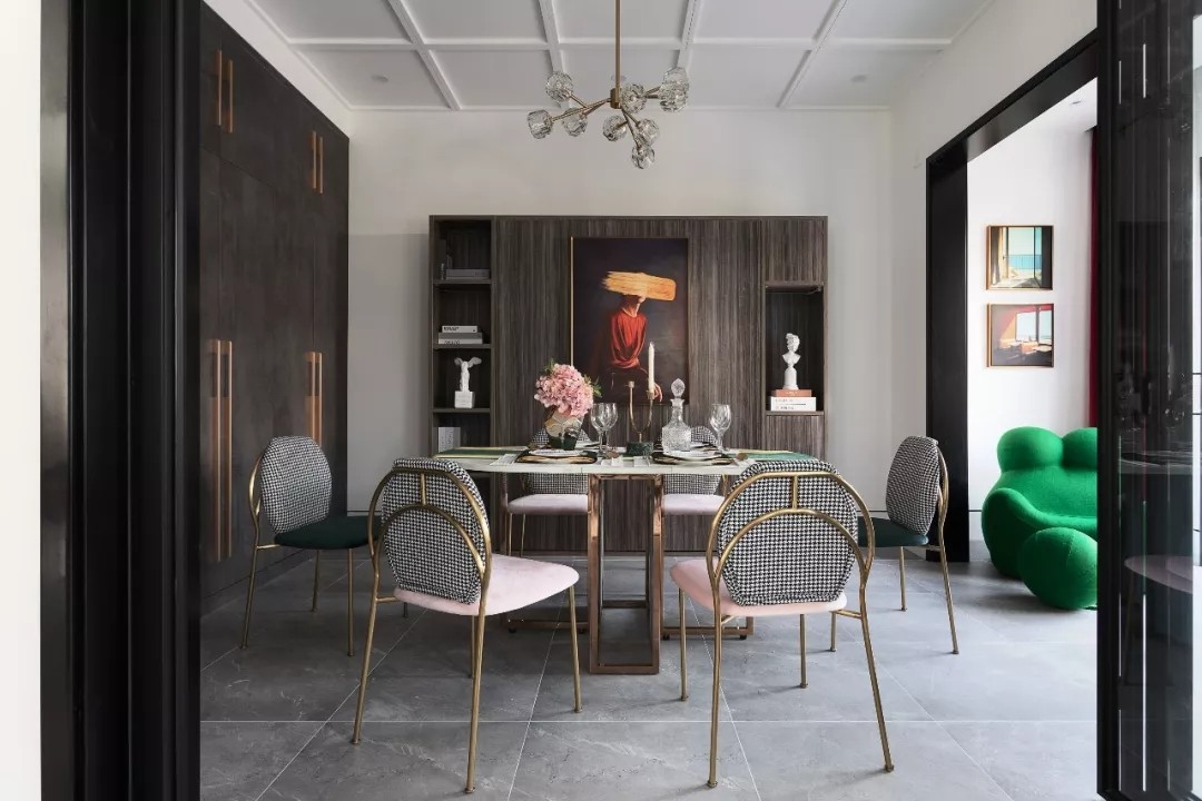 裝修公司輕奢風格別墅裝修效果圖-餐廳 裝修公司輕奢風格別墅裝修效果圖-餐廳
