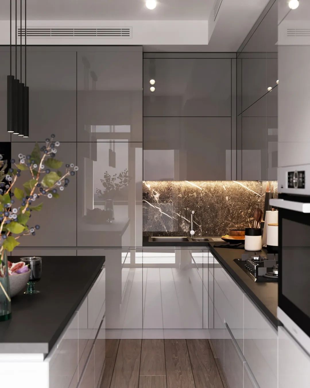 裝修案例現(xiàn)代簡(jiǎn)約風(fēng)格室內(nèi)裝修效果圖-廚房 裝修案例現(xiàn)代簡(jiǎn)約風(fēng)格室內(nèi)裝修效果圖-廚房