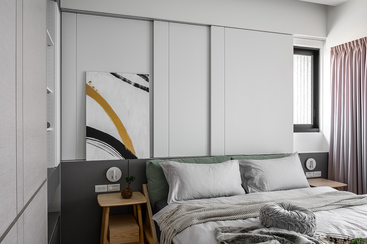 裝修案例現(xiàn)代簡約風(fēng)格室內(nèi)裝修效果圖-主臥 裝修案例現(xiàn)代簡約風(fēng)格室內(nèi)裝修效果圖-主臥