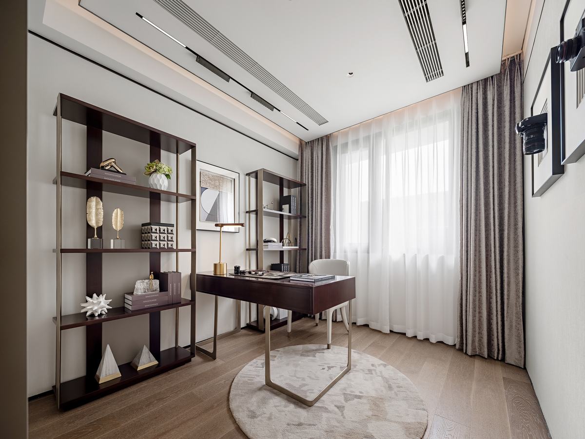 日式侘寂風(fēng)格室內(nèi)設(shè)計家裝案例-書房 日式侘寂風(fēng)格室內(nèi)設(shè)計家裝案例-書房