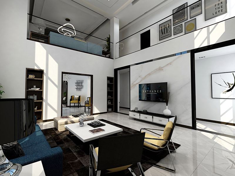 曲靖市瑞和新城歐式風(fēng)格別墅裝修案例