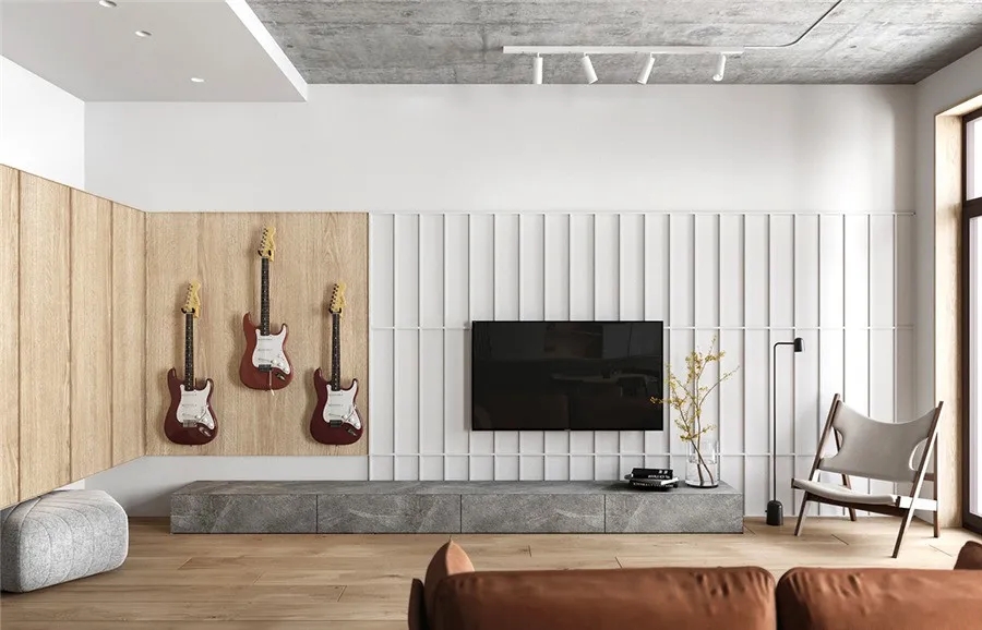 現(xiàn)代原木風(fēng)格家裝設(shè)計室內(nèi)裝修效果圖-客廳 現(xiàn)代原木風(fēng)格家裝設(shè)計室內(nèi)裝修效果圖-客廳