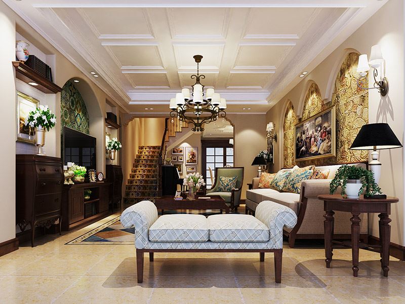 揭陽(yáng)市濱江尚都現(xiàn)代風(fēng)格別墅裝修案例