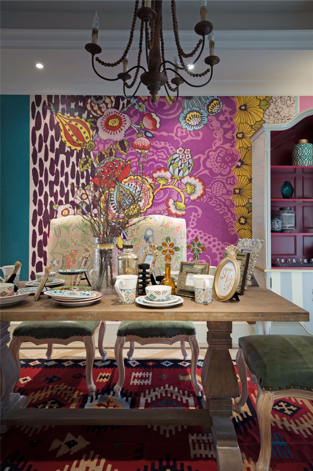 田園混搭風(fēng)格家裝設(shè)計(jì)室內(nèi)裝修效果圖-餐廳 田園混搭風(fēng)格家裝設(shè)計(jì)室內(nèi)裝修效果圖-餐廳