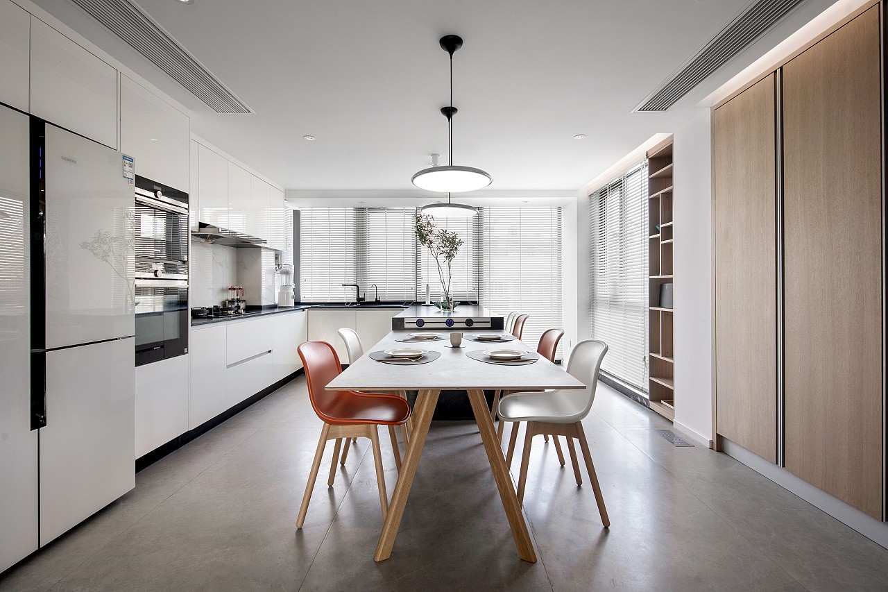 裝修公司現(xiàn)代極簡風格室內裝修效果圖-餐廳 裝修公司現(xiàn)代極簡風格室內裝修效果圖-餐廳