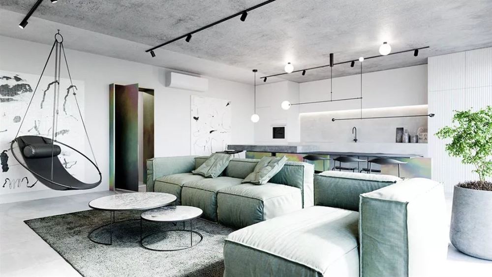 佛山市方直&middot;瓏湖灣北歐風(fēng)格三居室裝修案例