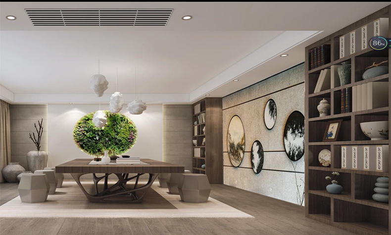 佛山市美的半島莊園現(xiàn)代簡約風(fēng)格別墅裝修案例