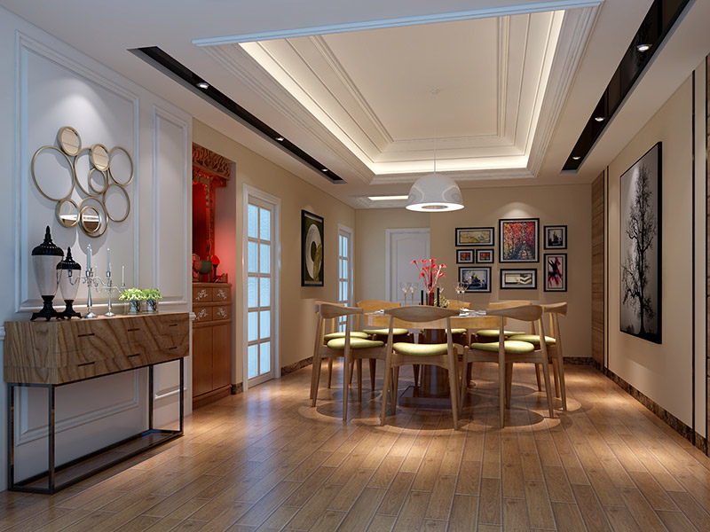 佛山市建投綠地璀璨天城現(xiàn)代風(fēng)格四居室裝修案例