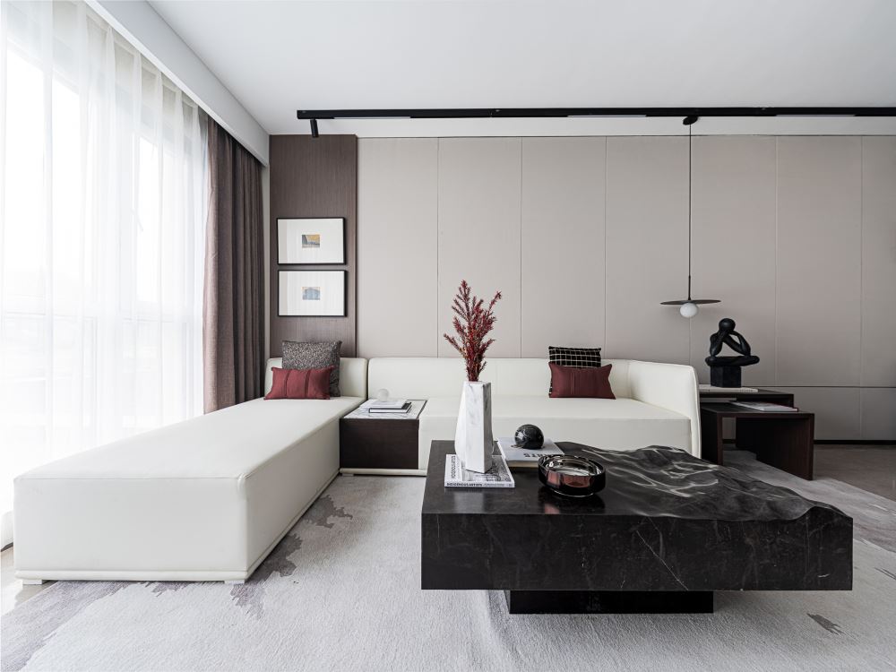 佛山市恒大雅苑現(xiàn)代簡約風格三居室裝修案例