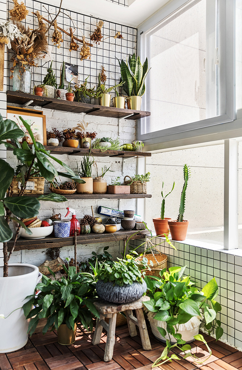 原木北歐風(fēng)室內(nèi)設(shè)計(jì)，帶著年輕人奮斗上進(jìn)心裝飾的溫馨小窩-陽(yáng)臺(tái)