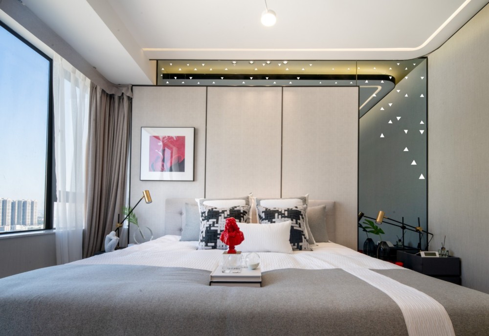 現(xiàn)代簡約風(fēng)格室內(nèi)設(shè)計(jì)家裝案例-臥室 現(xiàn)代簡約風(fēng)格室內(nèi)設(shè)計(jì)家裝案例-臥室
