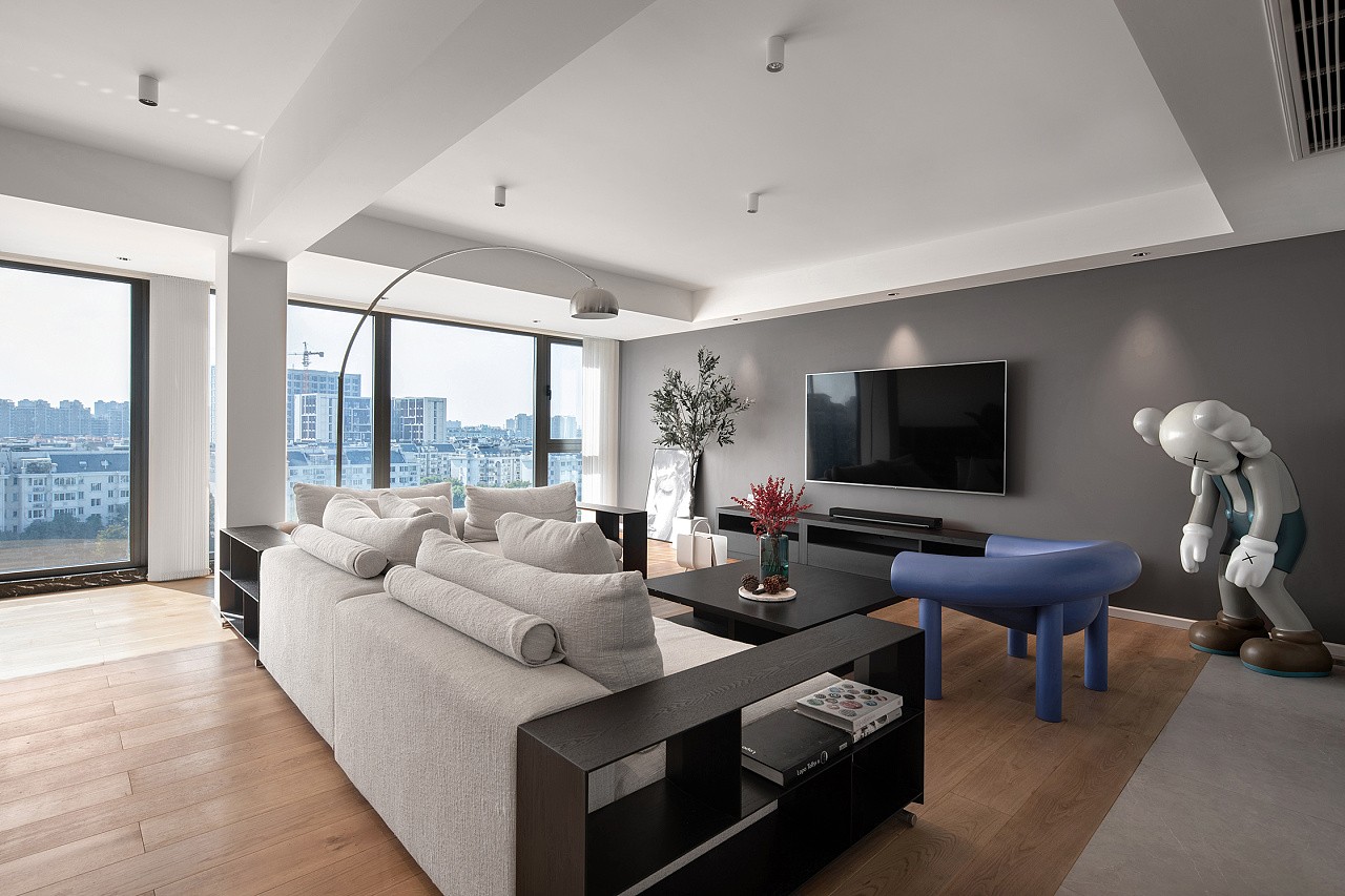 裝修公司現(xiàn)代極簡風格室內裝修效果圖-客廳 裝修公司現(xiàn)代極簡風格室內裝修效果圖-客廳