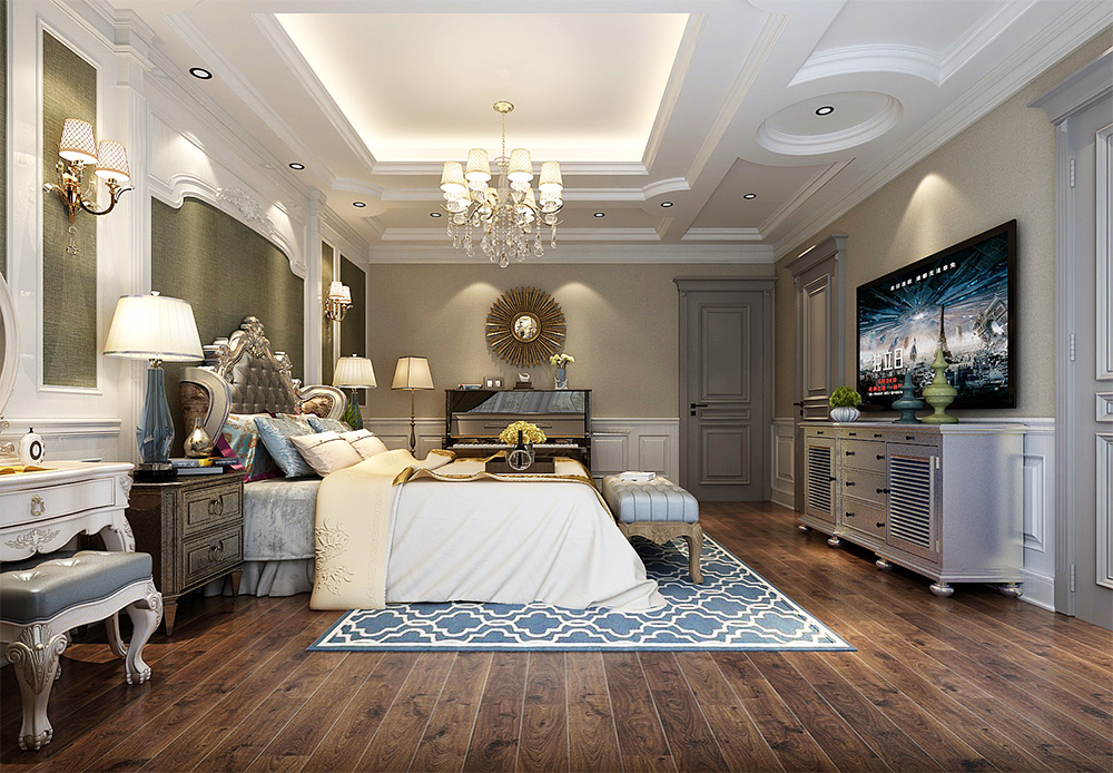 裝修案例經(jīng)典美式風(fēng)格別墅裝修效果圖-公主房 裝修案例經(jīng)典美式風(fēng)格別墅裝修效果圖-公主房