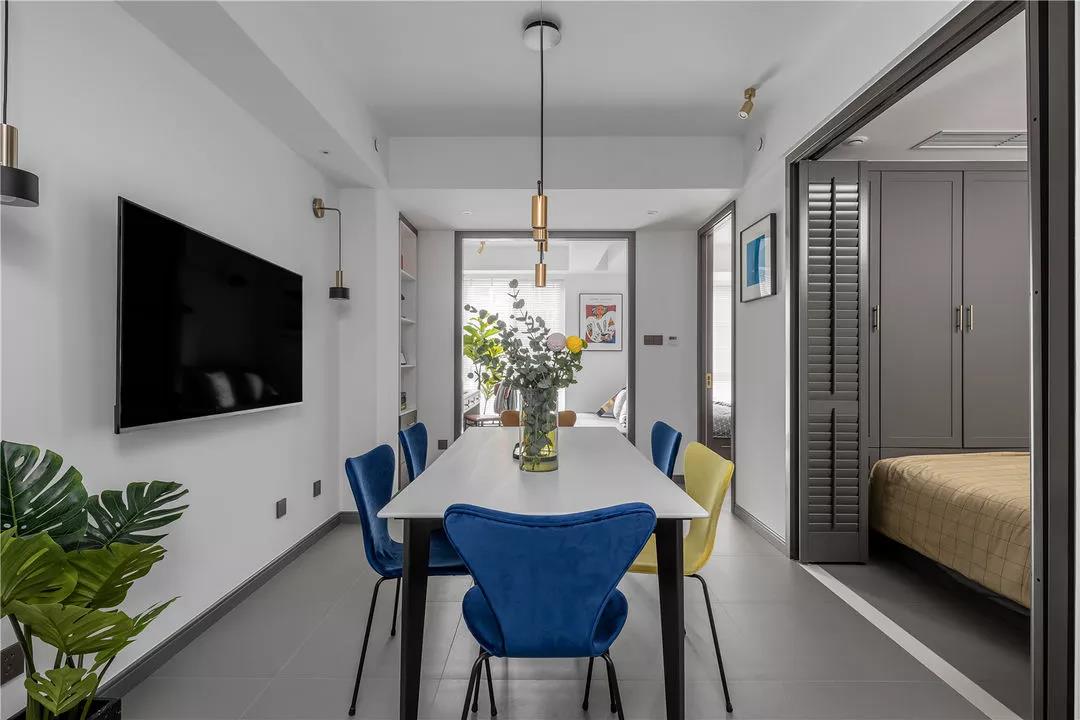 極簡風格家裝設(shè)計室內(nèi)裝修效果圖-餐廳