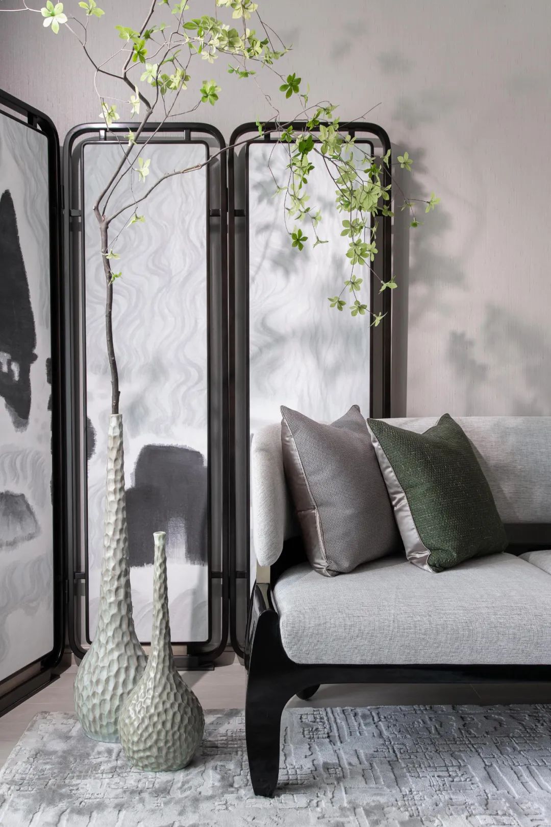 新中式風(fēng)格室內(nèi)設(shè)計家裝案例-客廳屏風(fēng) 新中式風(fēng)格室內(nèi)設(shè)計家裝案例-客廳屏風(fēng)