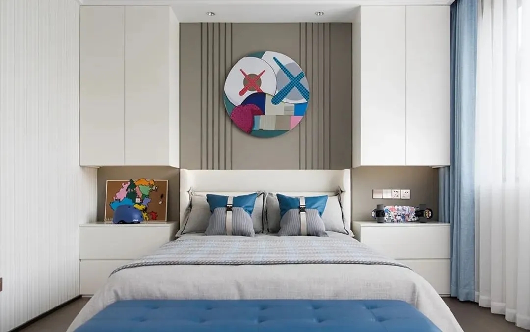 現(xiàn)代簡約風格室內(nèi)設(shè)計家裝案例-次臥 現(xiàn)代簡約風格室內(nèi)設(shè)計家裝案例-次臥