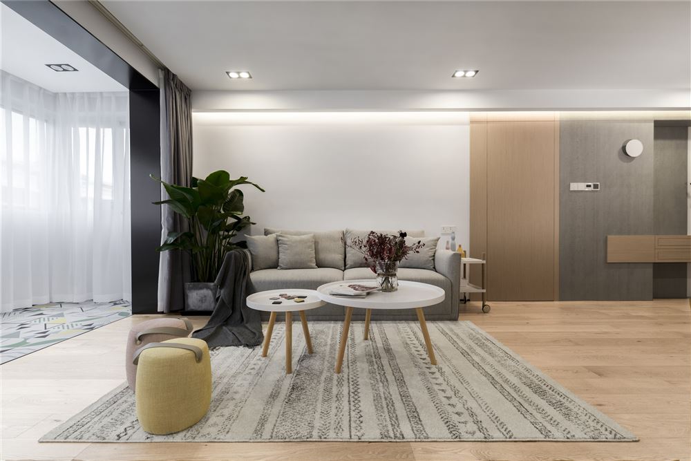 佛山市保利和悅濱江北歐風(fēng)格四居室裝修案例