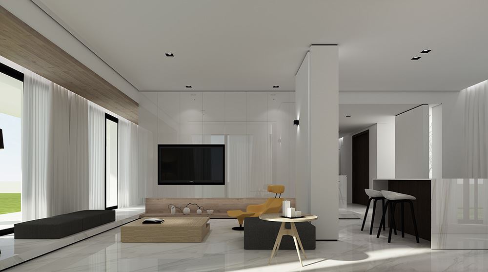 廣州市光大花園現(xiàn)代簡約風(fēng)格別墅裝修案例