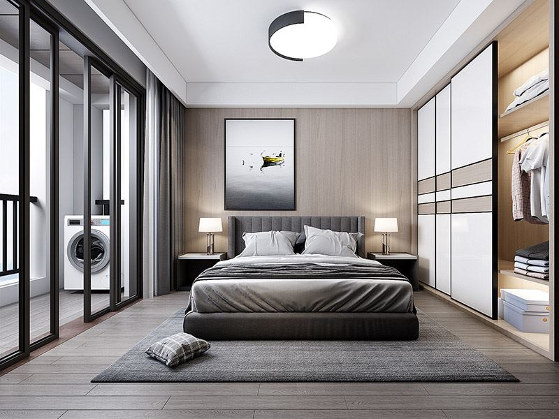 常州市龍洲伊都北歐風(fēng)格三居室裝修案例