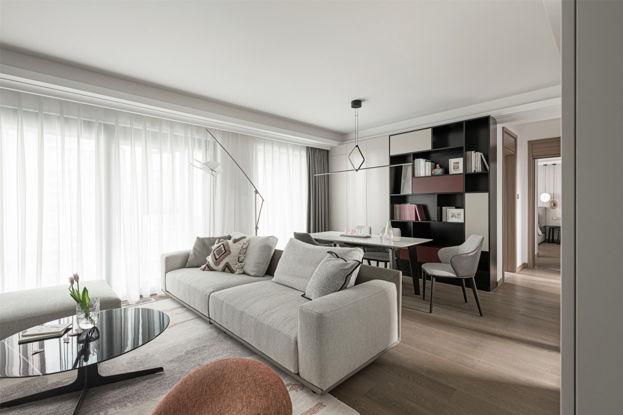 現(xiàn)代簡(jiǎn)約風(fēng)格室內(nèi)設(shè)計(jì)家裝案例-客餐廳 現(xiàn)代簡(jiǎn)約風(fēng)格室內(nèi)設(shè)計(jì)家裝案例-客餐廳