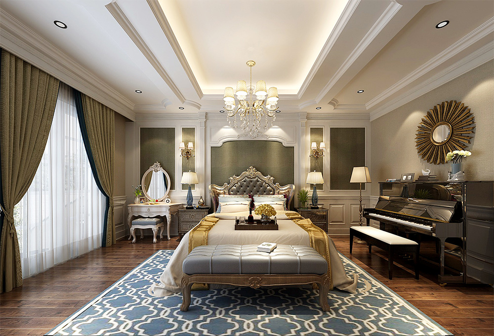 裝修案例經(jīng)典美式風(fēng)格別墅裝修效果圖-公主房 裝修案例經(jīng)典美式風(fēng)格別墅裝修效果圖-公主房