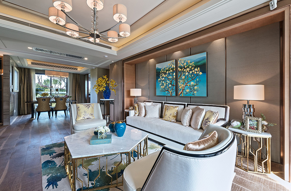 新中式風(fēng)格室內(nèi)裝修設(shè)計效果圖-恒大西江天悅平層195平米-室內(nèi)裝修設(shè)計客廳 新中式風(fēng)格室內(nèi)裝修設(shè)計效果圖-恒大西江天悅平層195平米-室內(nèi)裝修設(shè)計客廳