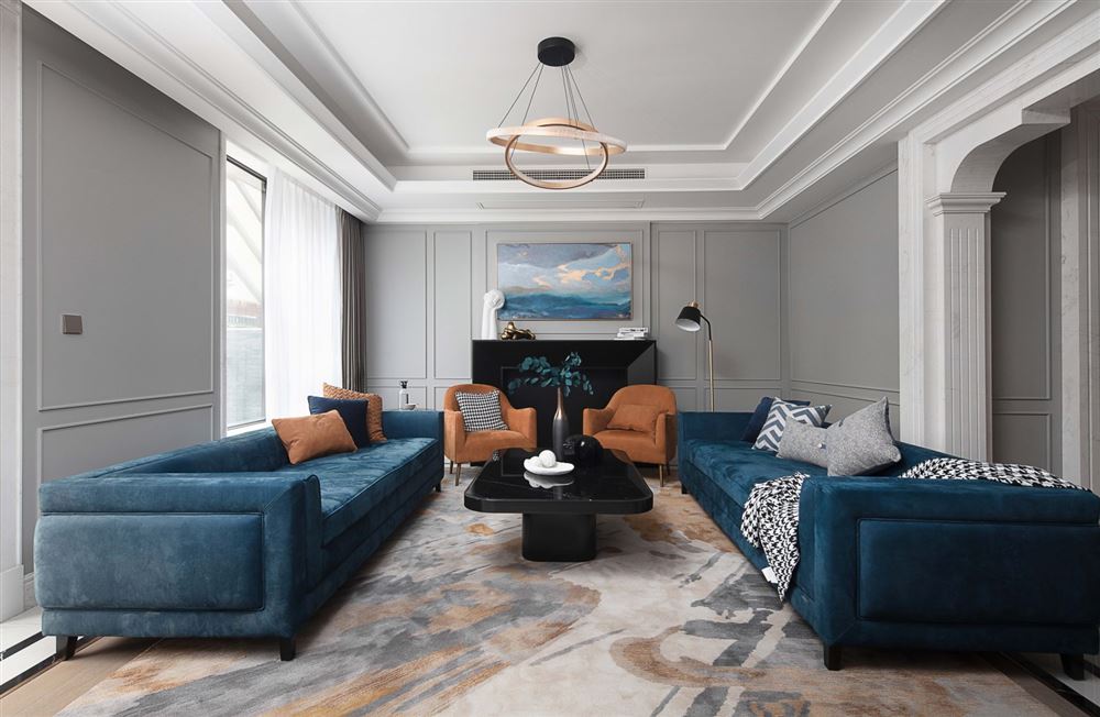 廣州市汾水小區(qū)輕奢風(fēng)格三居室裝修案例