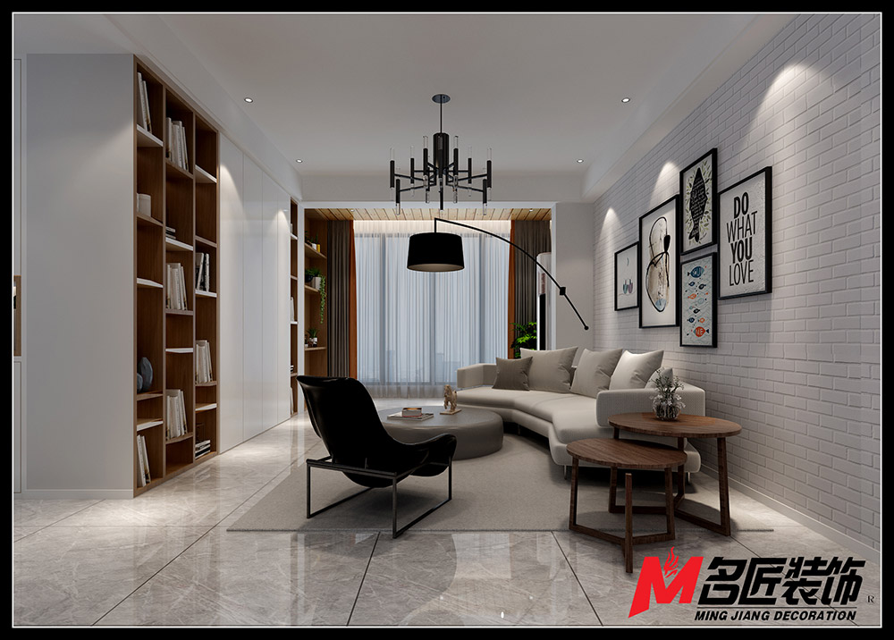 景都佳苑二居105平米北歐風(fēng)格裝修案例-客廳 景都佳苑二居105平米北歐風(fēng)格裝修案例-客廳